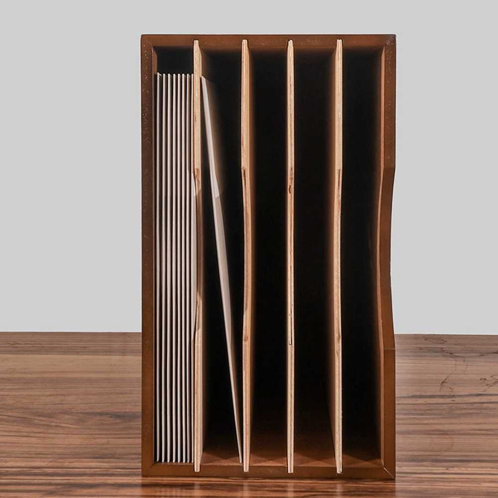 LP 보관함 CD 엘피 판꽂이 선반 장식장 레코드 정리함 - 상세 이미지 3