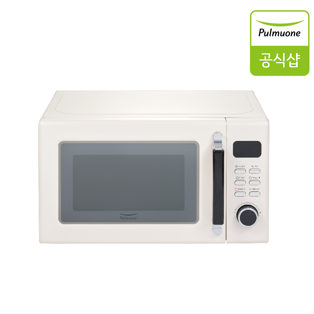 풀무원 레트로 전자식 전자레인지 20L MS20D0TC (크림베이지) - 상세 이미지 4