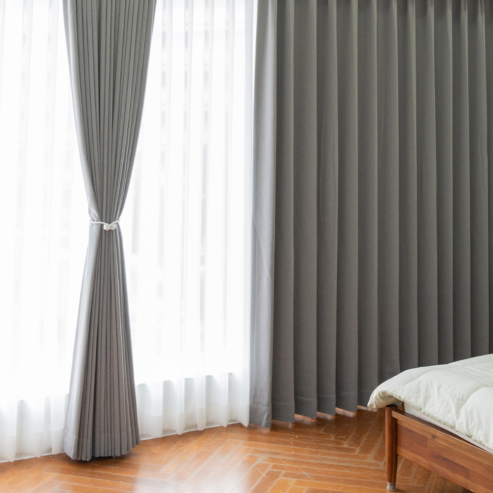 방한 방풍 노블 형상기억 나비주름 암막커튼 높이 250cm 크림베이지 외 8 color