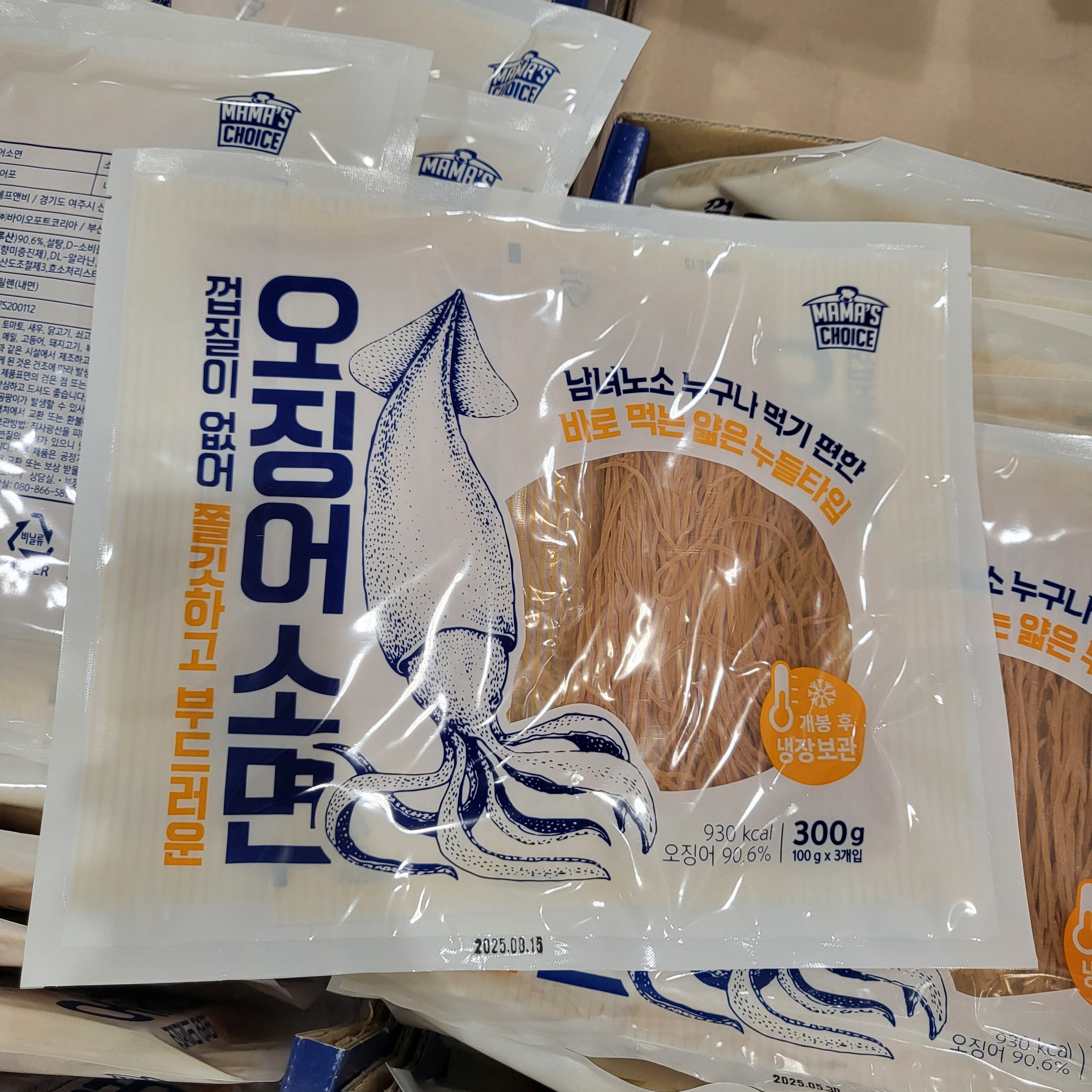 마마스초이스 오징어소면 오징어채 오징어실채 마른안주 주전부리 300g - 상세 이미지 2
