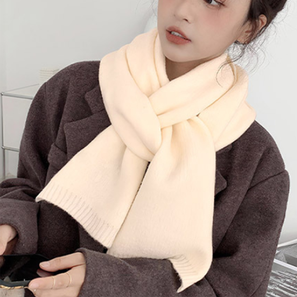 머플러 목도리 커플 남녀공용 여성 남성 남자 겨울 가을 봄 무지 여자 고급 심플 기본 - 상품 이미지