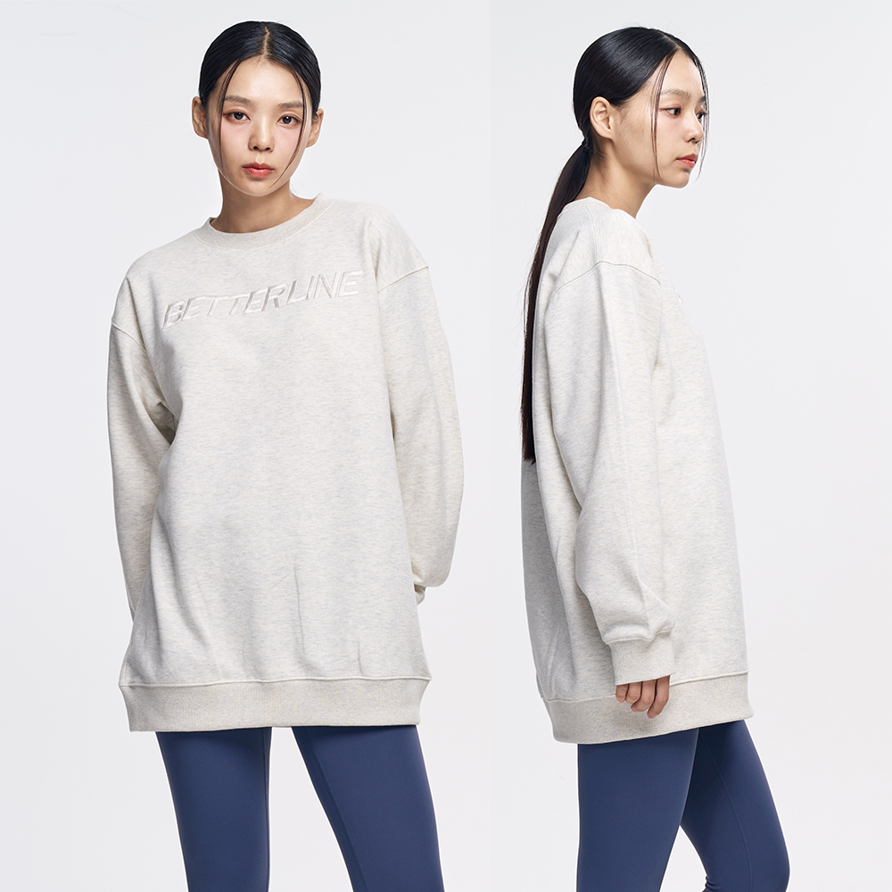 여성 맨투맨 티셔츠 루즈핏 오버핏 빅사이즈 기모 무지 후드티 롱 박스티