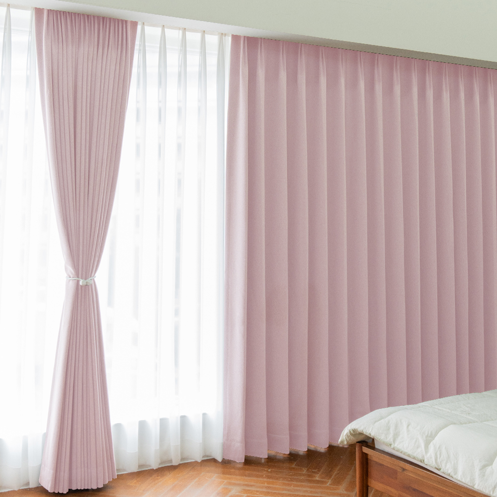 방한 방풍 노블 형상기억 나비주름 암막커튼 높이 250cm 크림베이지 외 8 color