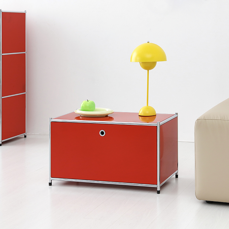 심플리 수납장 BC012 770x400x445mm, 1단, 레드 4009.6542 - 상세 이미지 5