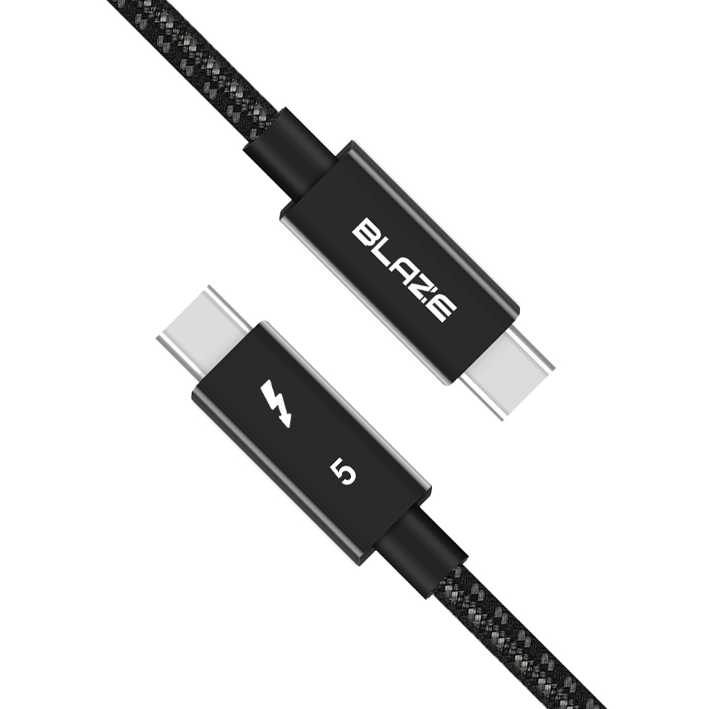 썬더볼트5 케이블 3 4 호환지원 PD3.1 120Gbps 240W 맥북 0.5m, 1개 - 상세 이미지 3