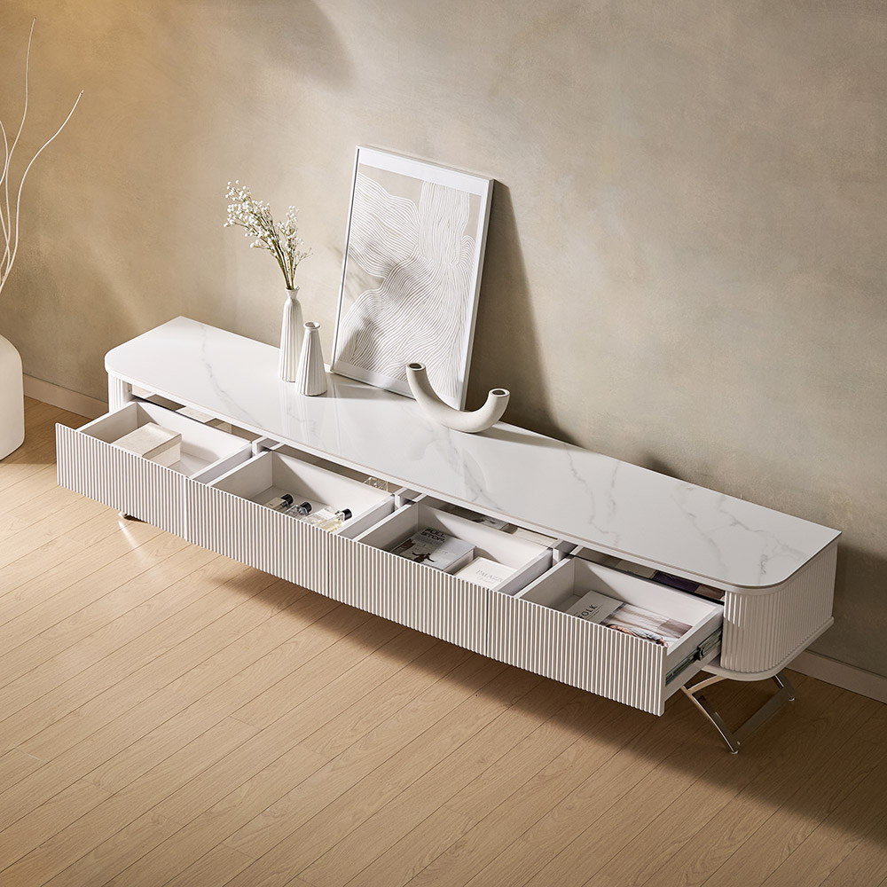 쏠앤까사 디올 템바보드 세라믹 티비다이 TV거실장 2000