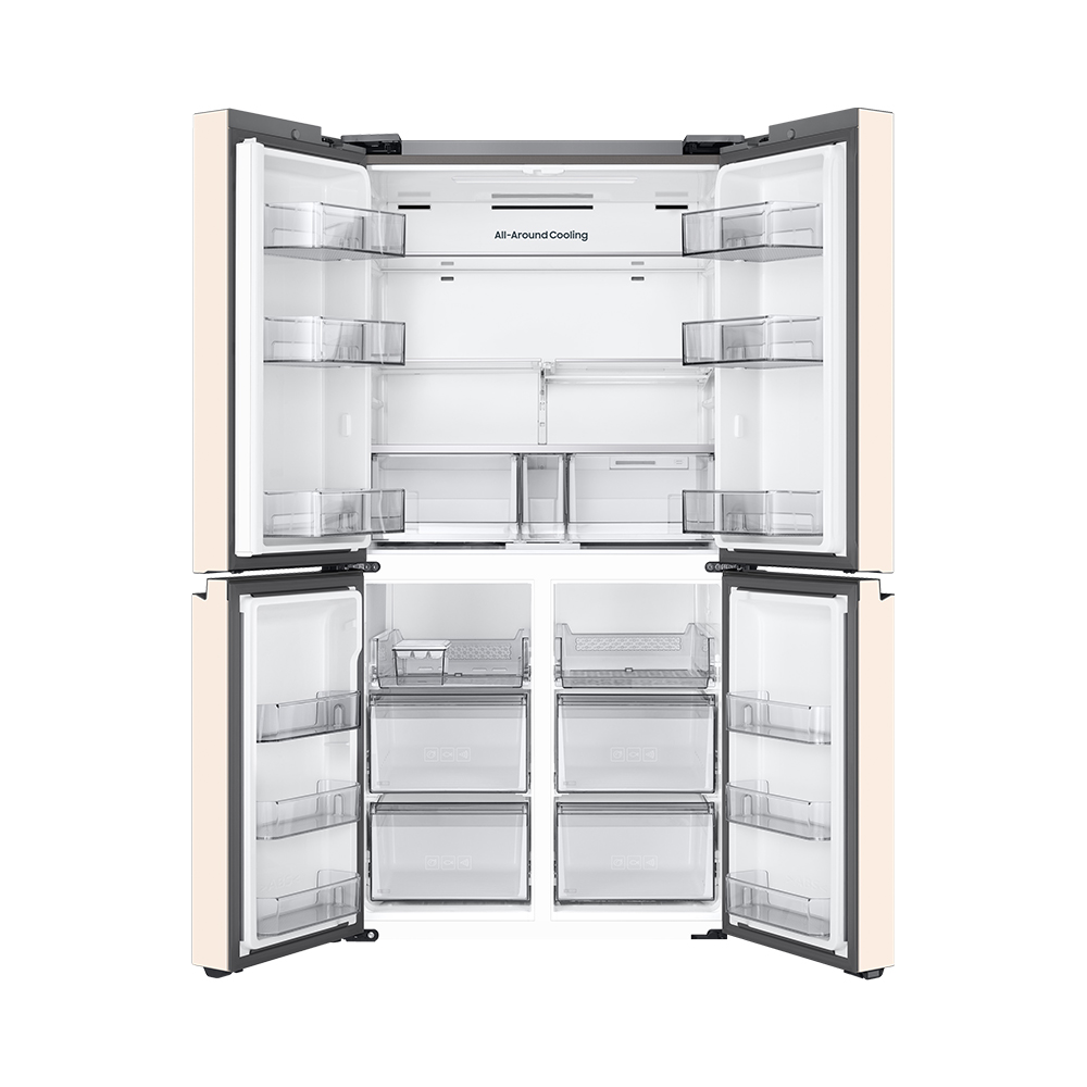 삼성 비스포크 4도어 냉장고 905L 대용량 RF90DG90124E 일상 활용과 조작 편리성 모든 정보 안내