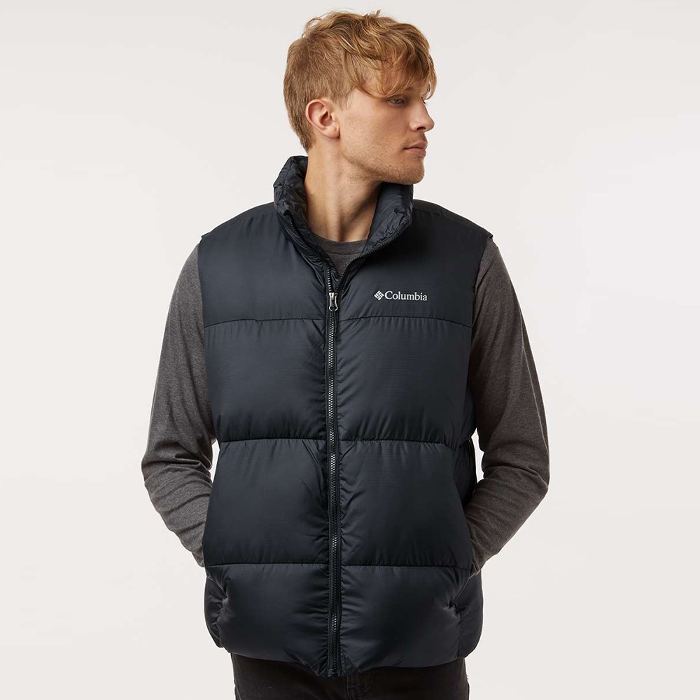 컬럼비아 남성 패딩 조끼 방수 옴니쉴드 단열 방수 방한 베스트