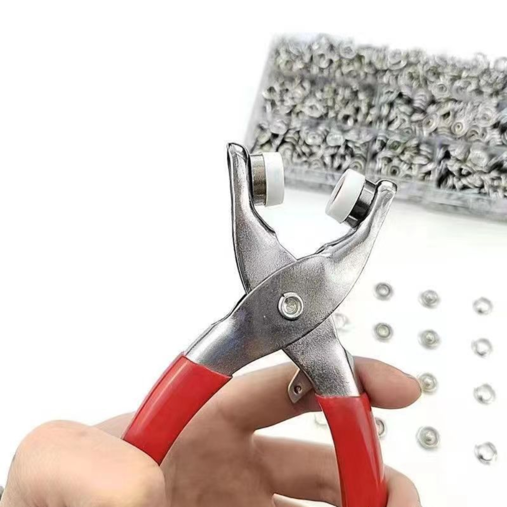 만능 똑딱이 단추 펀칭기 펜치 펀치 벤치 똑딱착 세트 달기 옷수선