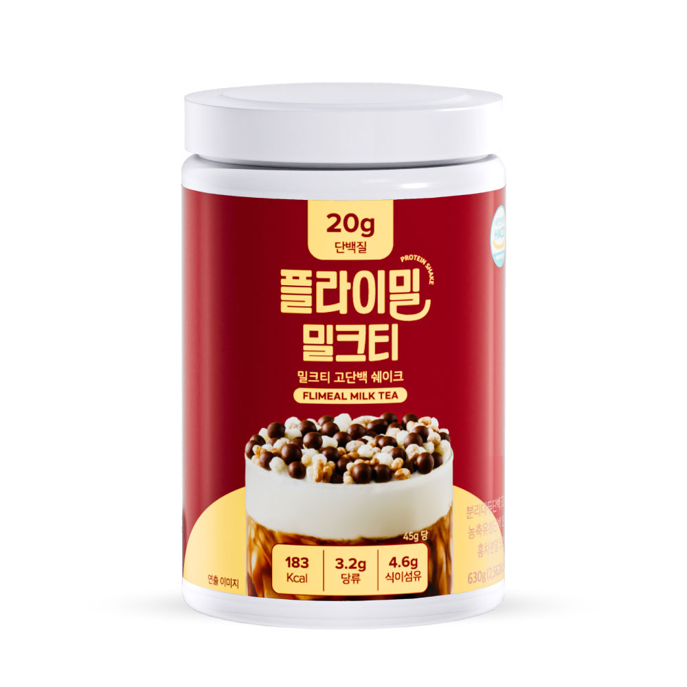 플라이밀 단백질 쉐이크 대용량 밀크티, 630g, 1개 - 상세 이미지 2