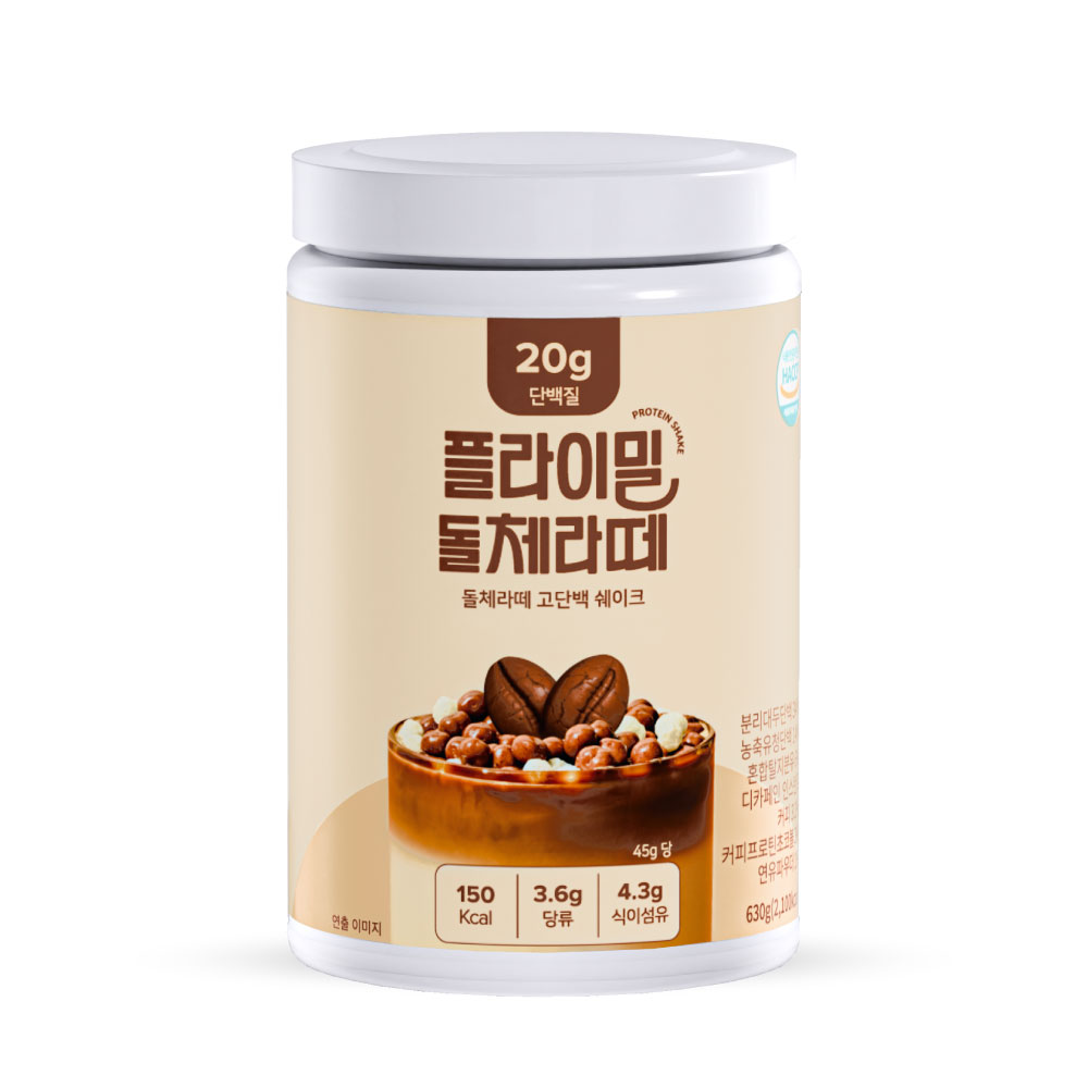 플라이밀 단백질 쉐이크 대용량 돌체라떼, 630g, 1개 - 상세 이미지 3