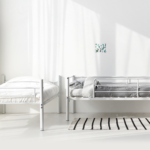 어른 2층 침대 철제 성인 벙커침대 어린이 학생 낮은