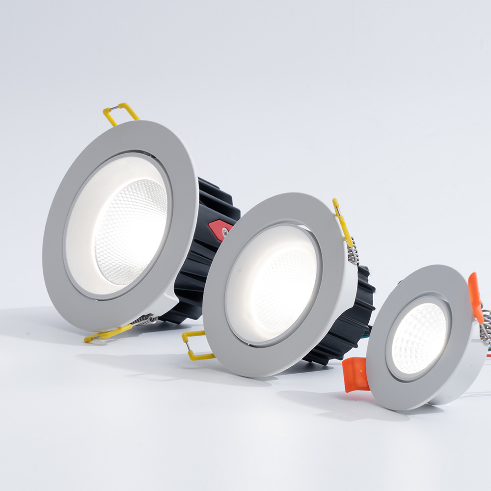 LED COB 타공 75mm(3인치) 다운라이트 8W 델핀 화이트 주광색 6000K 플리커프리 이미지 6