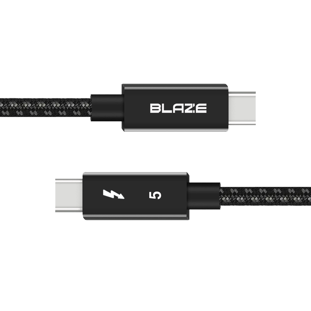 썬더볼트5 케이블 3 4 호환지원 PD3.1 120Gbps 240W 맥북 0.5m, 1개 - 상세 이미지 2