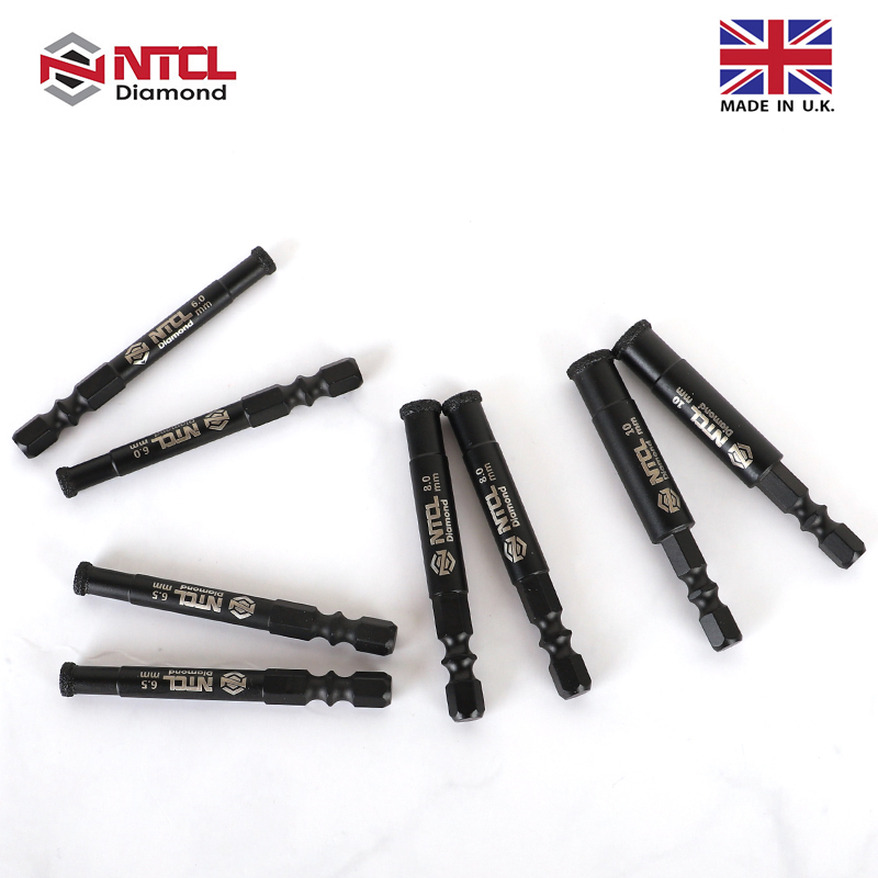 NTCL 타일기리 타일홀쏘 융착코어비트 홀커터 타공 6.5mm 2pc 이미지 7