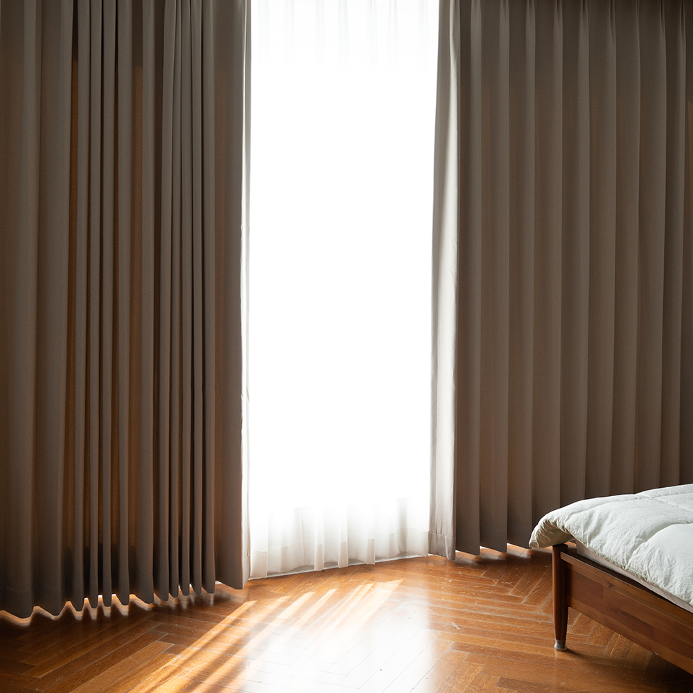 방한 방풍 노블 형상기억 나비주름 암막커튼 높이 250cm 크림베이지 외 8 color