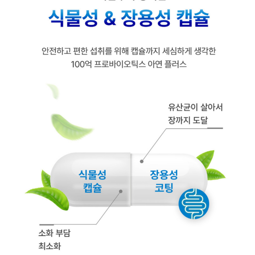 네이처그랜드 캐나다 100억 프로바이오틱스 아연 플러스 장용성코팅 120캡슐 4개월분 - 상세 이미지 2