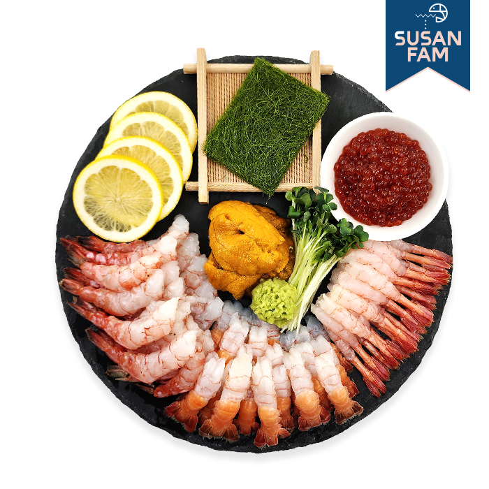 성게알 단새우 우니 감태 홈마카세 세트 아마에비 우단감 이미지 2