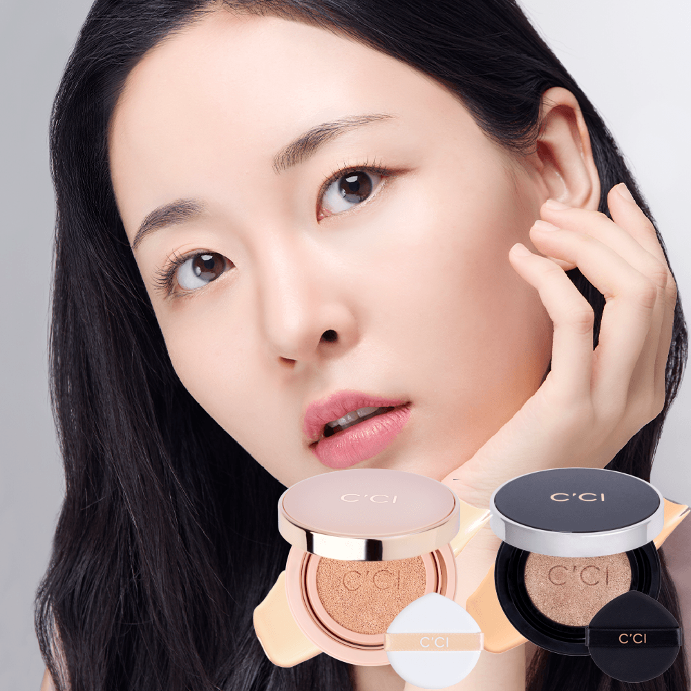 씨씨원 잉크 롱 커버 매트 파운데이션 쿠션 미니 7g - 메인 이미지