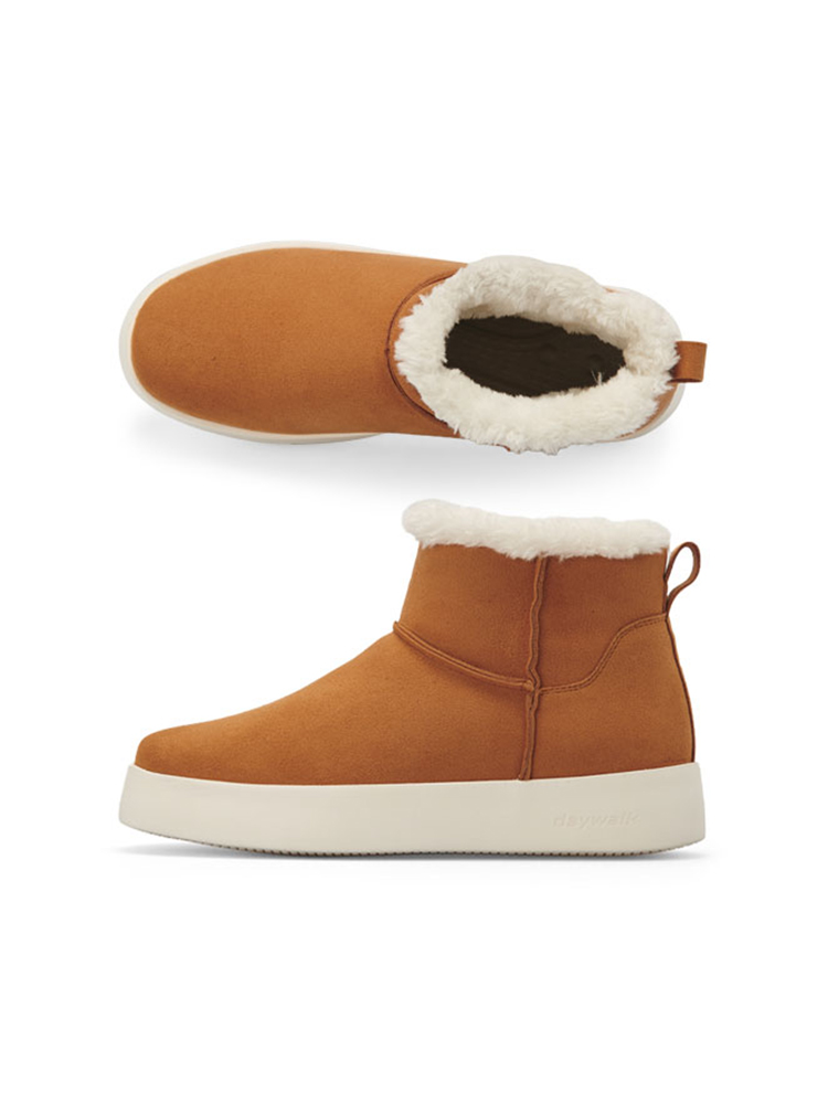 데이워크 발편한 아치깔창 여성 앵클부츠 테디 연카멜 (DW8005-LCMS)