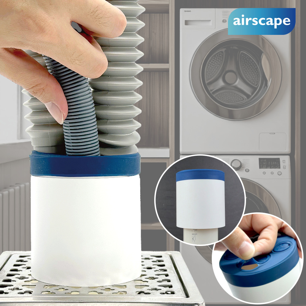 세탁실 하수구트랩 끝판왕 세탁기용멀티가이더 세탁기 배수구트랩 베란다 건조기 에어스케이프 제품 이미지
