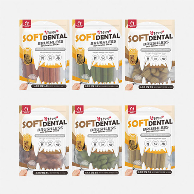 헬로도기 소프트덴탈껌 강아지덴탈스틱 치석제거 치킨+시금치 스틱타입, 100g, 1개 - 상세 이미지 3