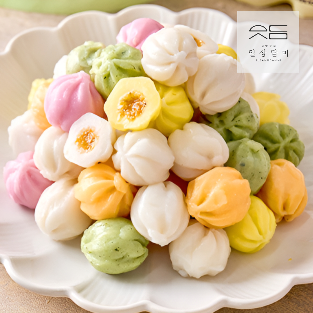 한식의 대가 심영순 일상 굳지 않는 삼색 바람떡 800g 이미지 6