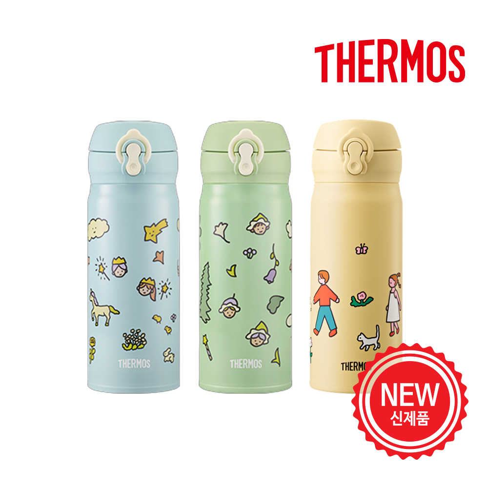 써모스X제로퍼제로 그래픽 원터치 텀블러 JNL-404KC 400ml 보온보냉병 분유 소풍 나들이 제품 이미지