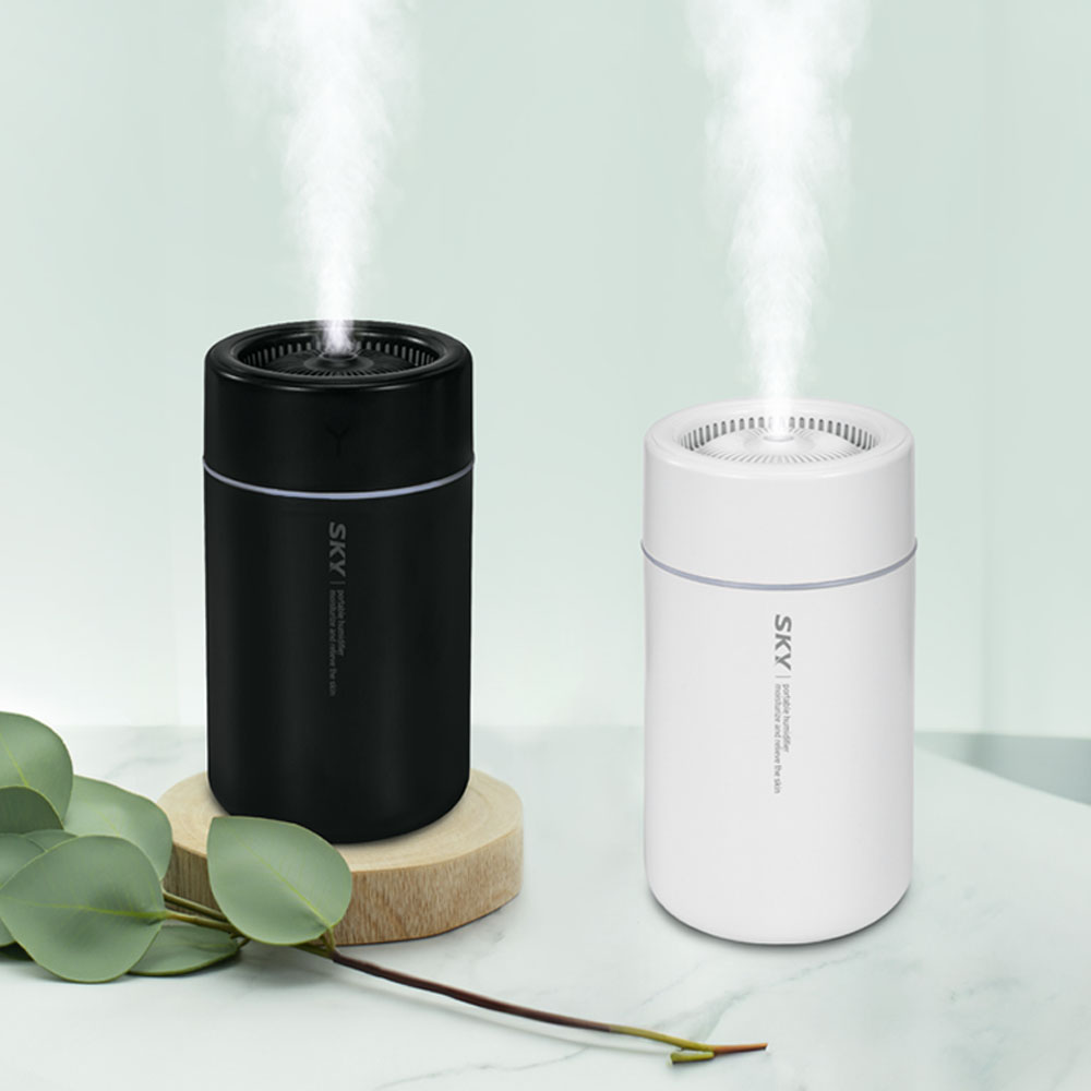 케어 MH10 C타입 차량용 책상용 초음파 미니 가습기 블랙