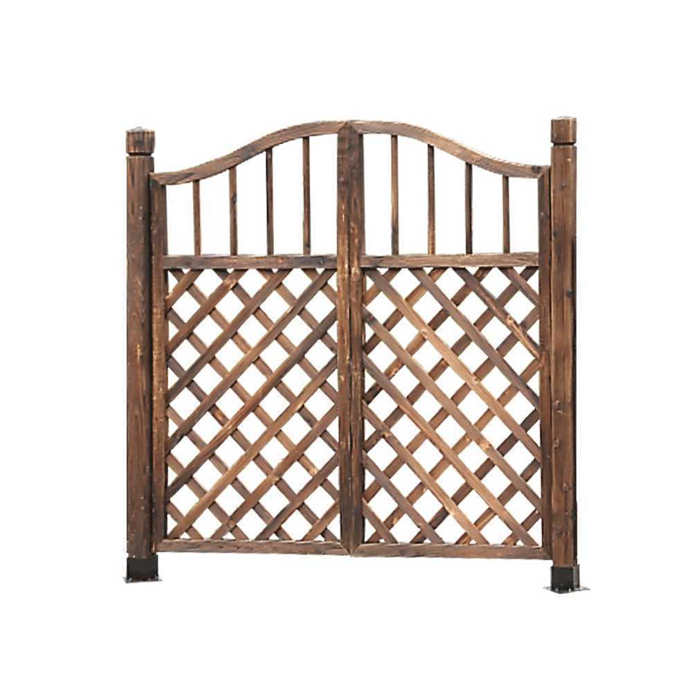 펜스 대문 야외 정원 만들기 카페 담장 방부목 목재 110cm - 상품 이미지
