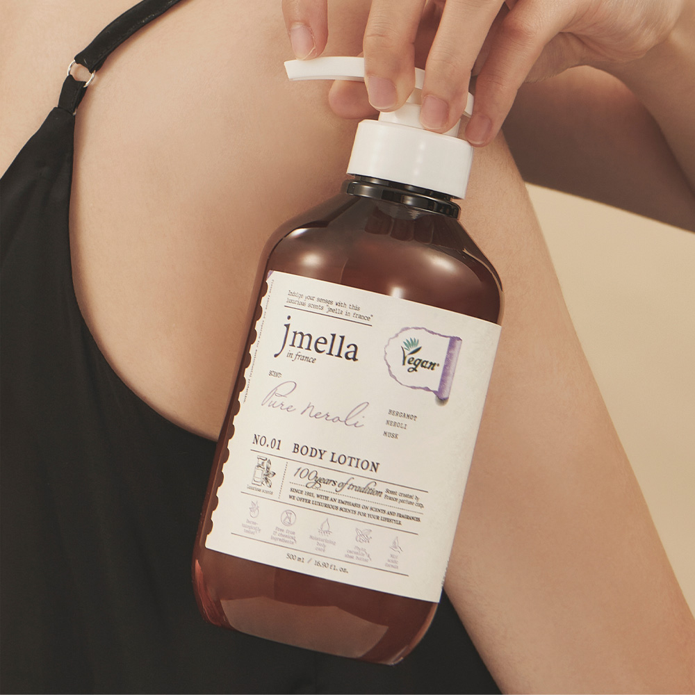 제이멜라 인 프랑스 퓨어 네롤리 비건 바디케어 2종 워시 500ml + 로션 500ml - 상세 이미지 3