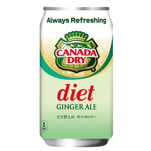 코카콜라 일본 캐나다 드라이 진저에일 제로칼로리 350ml