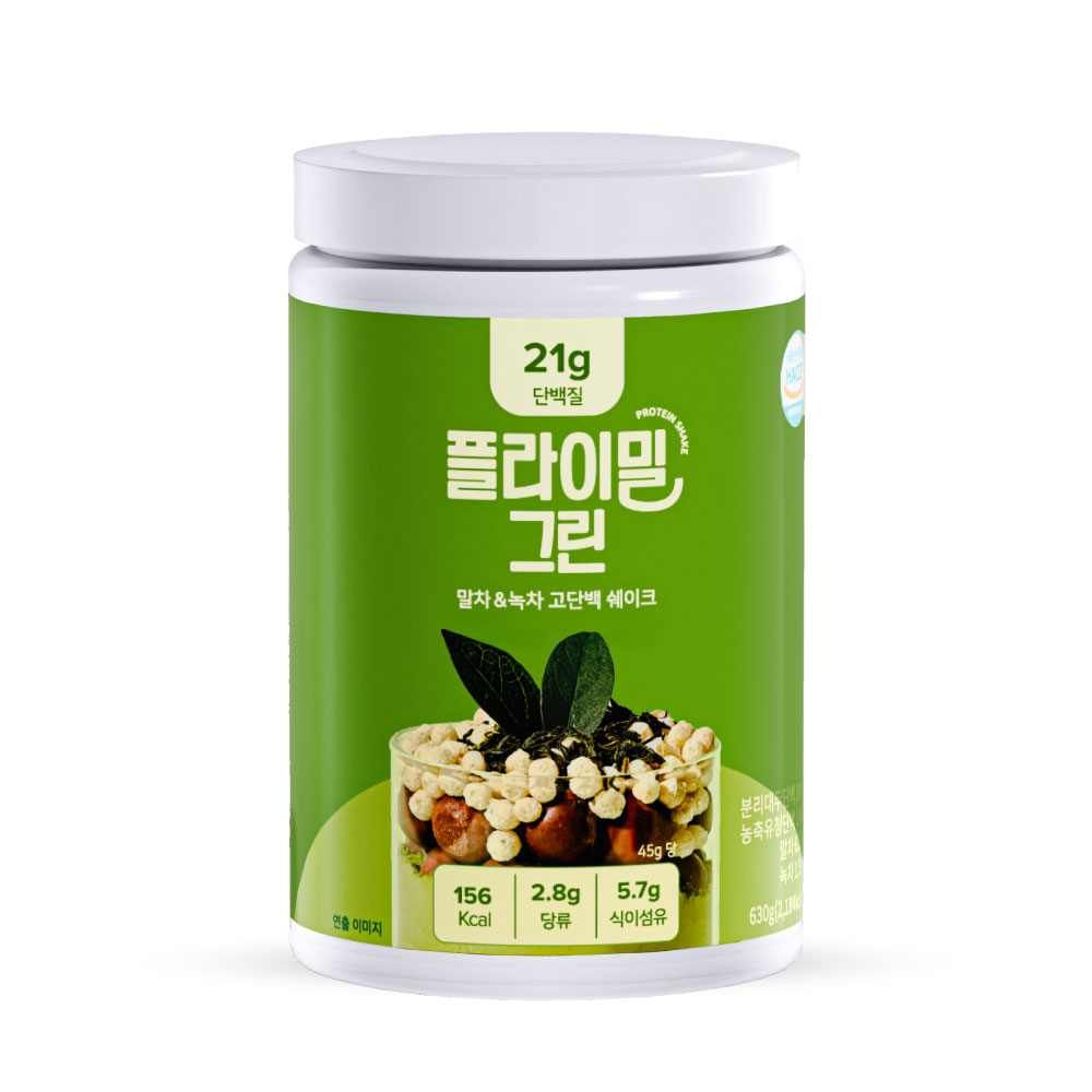 플라이밀 단백질 쉐이크 대용량 그린, 630g, 1개 - 상세 이미지 3
