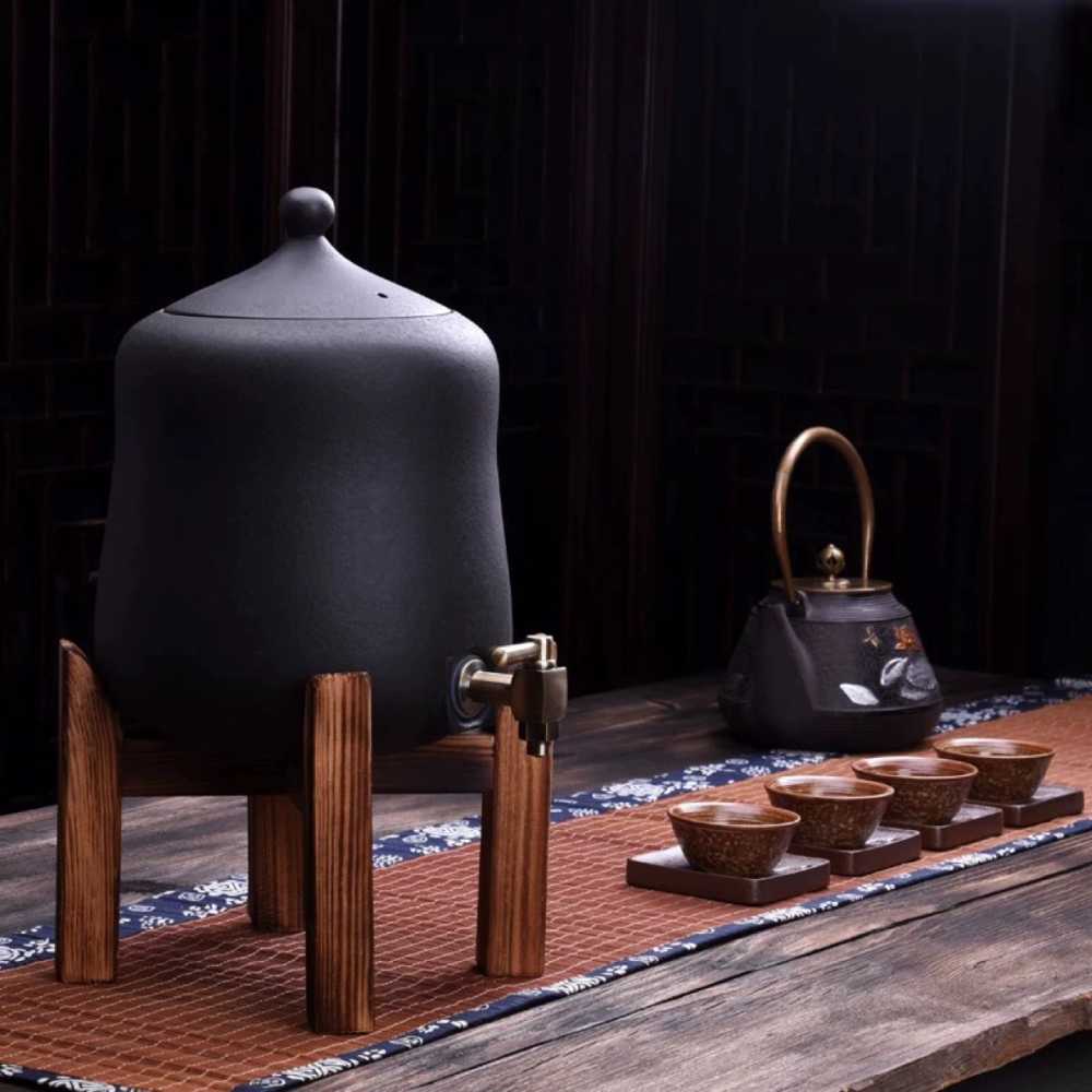 도자기 물항아리 옹기 다도 찻집 불순물 제거 무공해 5L - 상세 이미지 3