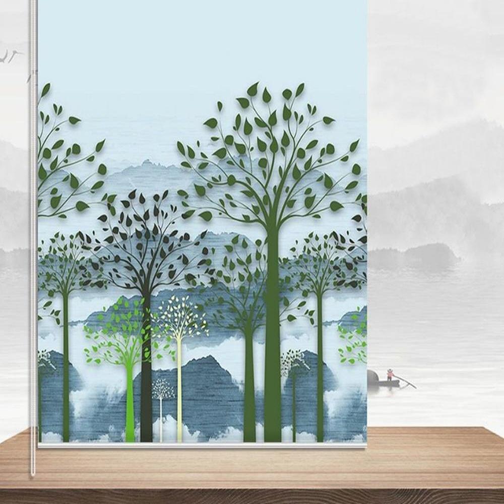 창문 스크린 햇빛가리개 롤스크린 커튼 80x200