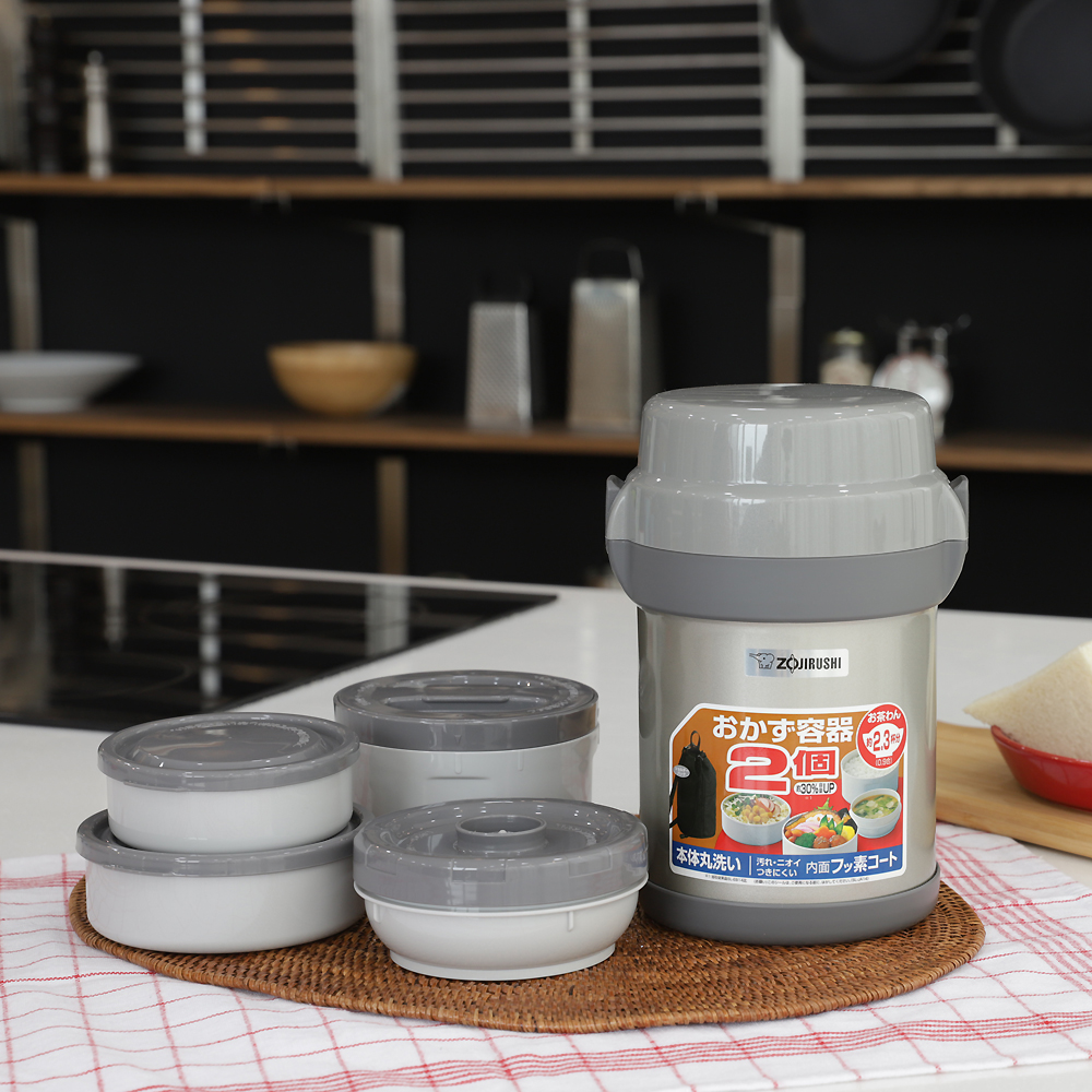 조지루시 보온도시락 840ml SL-NC09 보온 보냉 가방 수능 도시락 직장인 - 상세 이미지 3