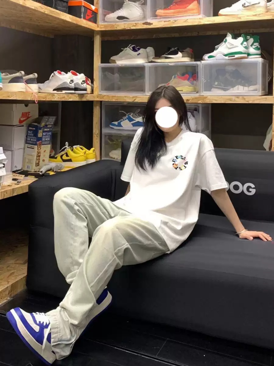 나혼자산다 566화 박나래 티셔츠 반팔 프린트 빅사이즈 의상 옷 패션 - 상세 이미지 5