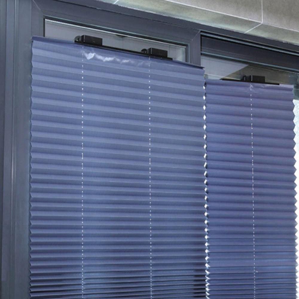 부착형 소형 블라인드 줄 없는 욕실 블라인드 46cm