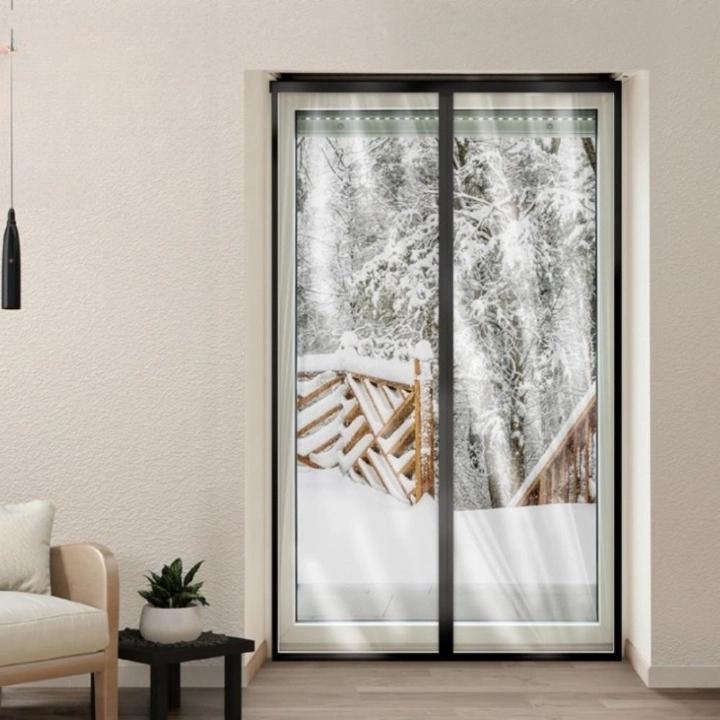 겨울 단열커튼 방문 바람막이커튼 현관방한커튼