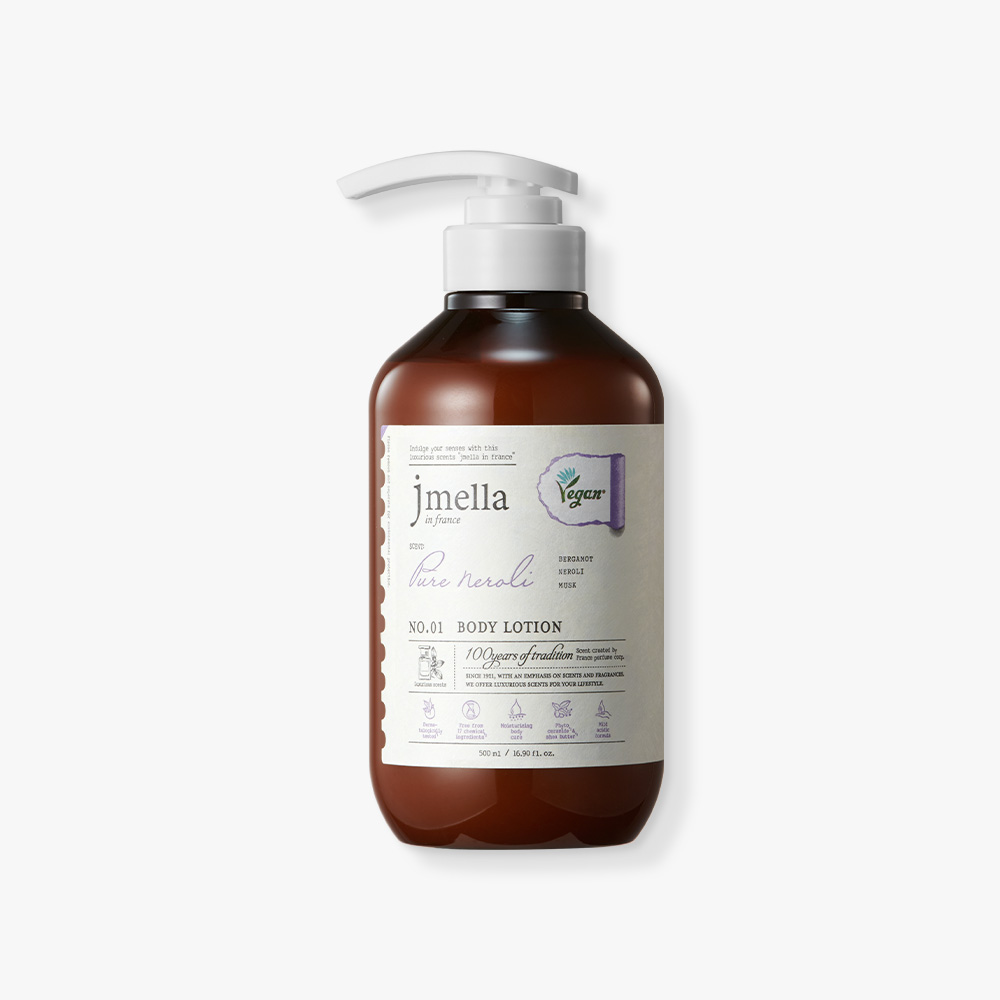 제이멜라 인 프랑스 퓨어 네롤리 비건 바디케어 2종 워시 500ml + 로션 500ml - 상세 이미지 5