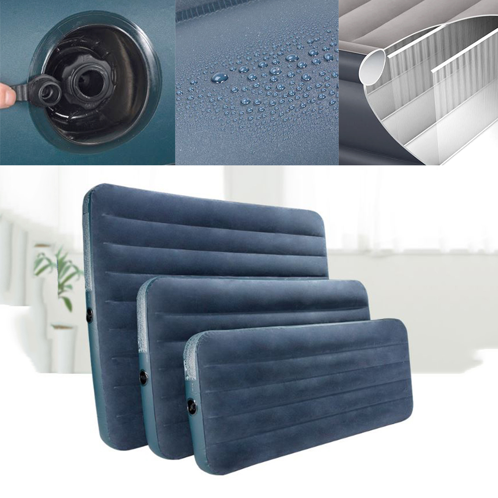 푹신한 인텍스 에어매트 야외 차박 공기주입 캠핑 쿠션 침대