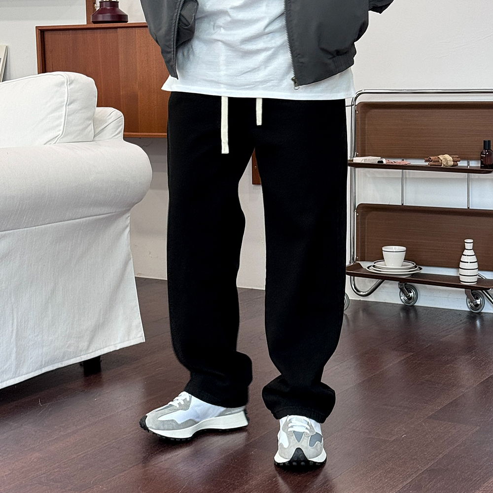 남자밴딩청바지 흑청바지 겨울청바지 - 상세 이미지 5