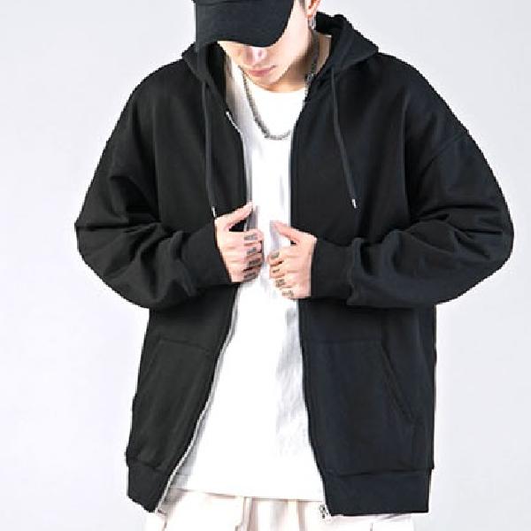 간절기 루즈 핏 남자후드집업 오버핏후드집업 아우터