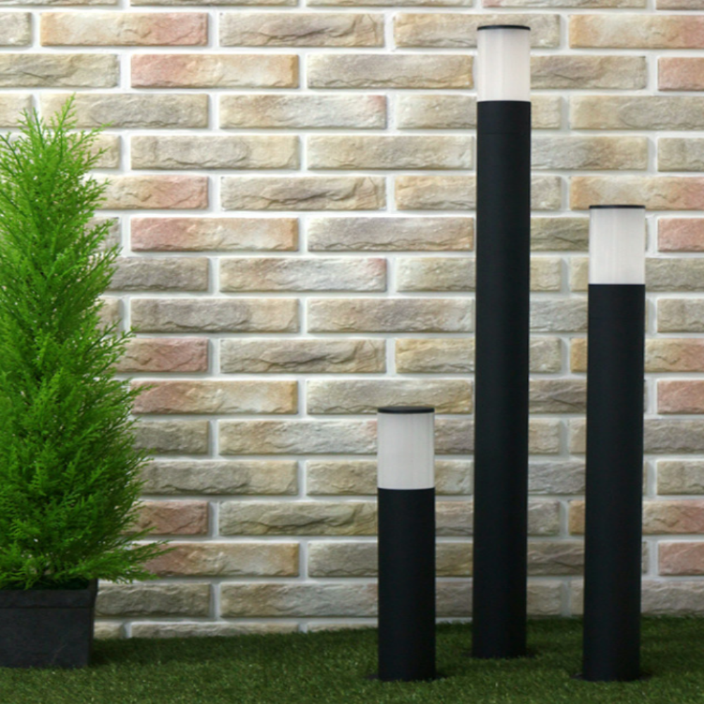 LED 원형 전기 정원등 잔디등 가로등 열주등 외등 블랙/43CM - 상세 이미지 3