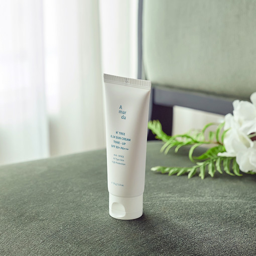 아말다 엔트리 선크림 50g(SPF50+) 백탁X 눈시림X 자외선차단제 톤업+증정품 - 상세 이미지 3