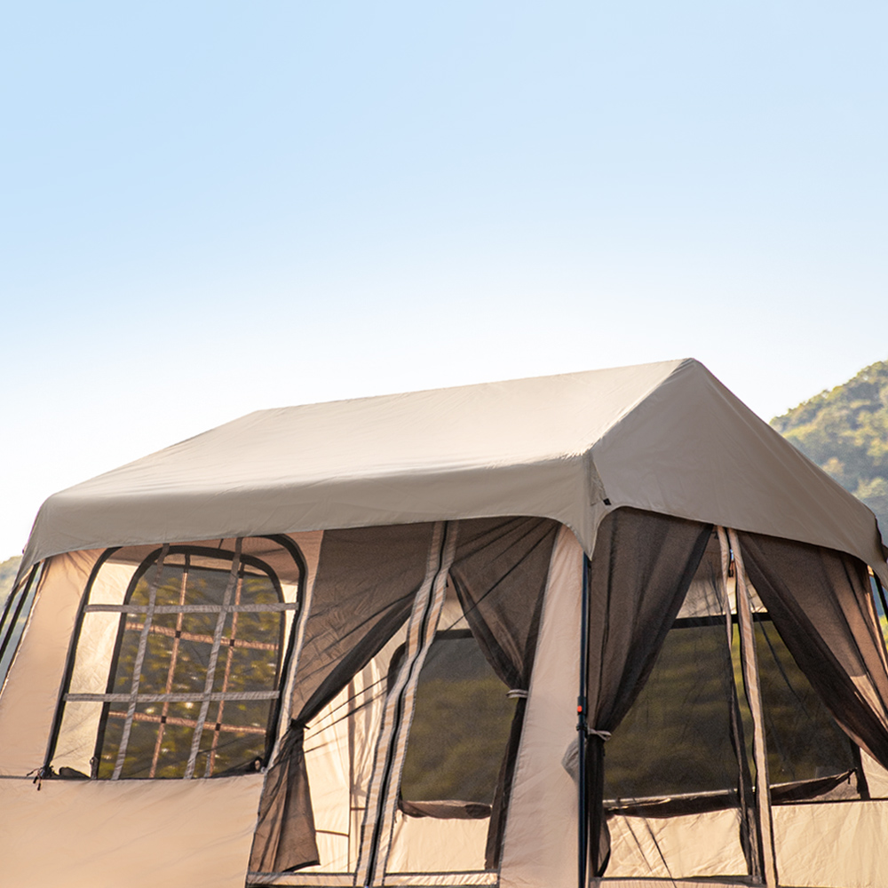 로티캠프 힐하우스 원터치 텐트 브리즈 전용 블랙코팅 숏루프 플라이