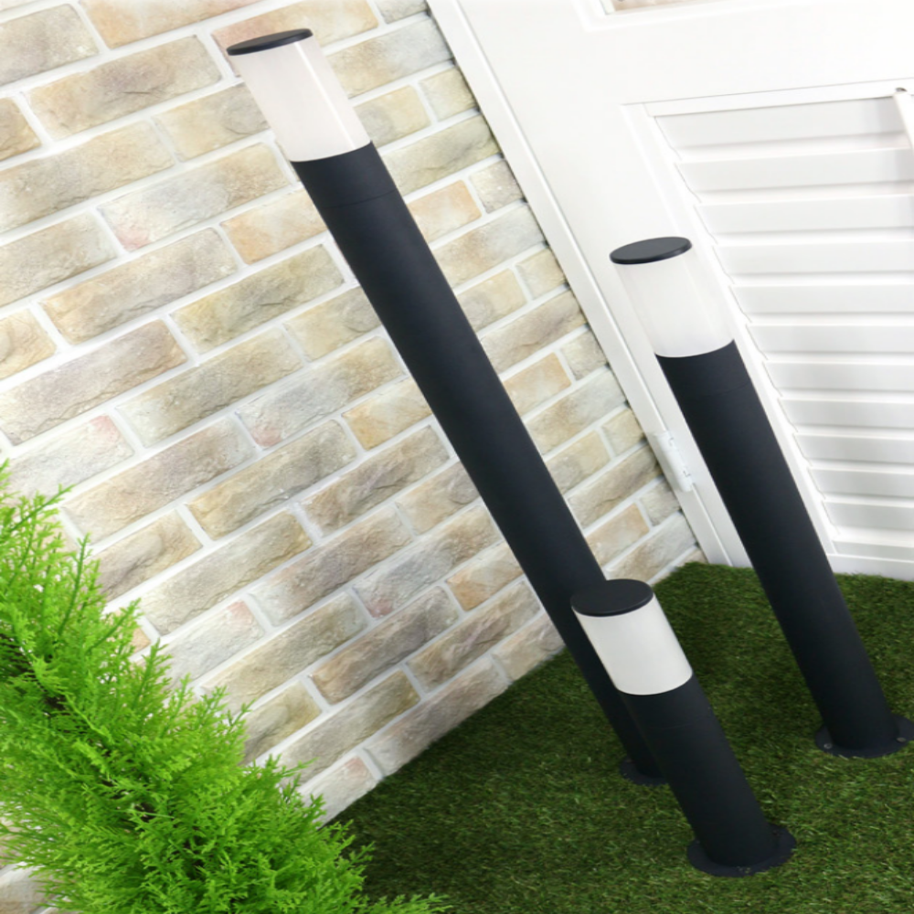 LED 원형 전기 정원등 잔디등 가로등 열주등 외등 블랙/43CM 이미지 6