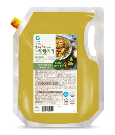 냉장 대상 청정원 태국식 뿌팟퐁커리소스 2kg 1box (5입)