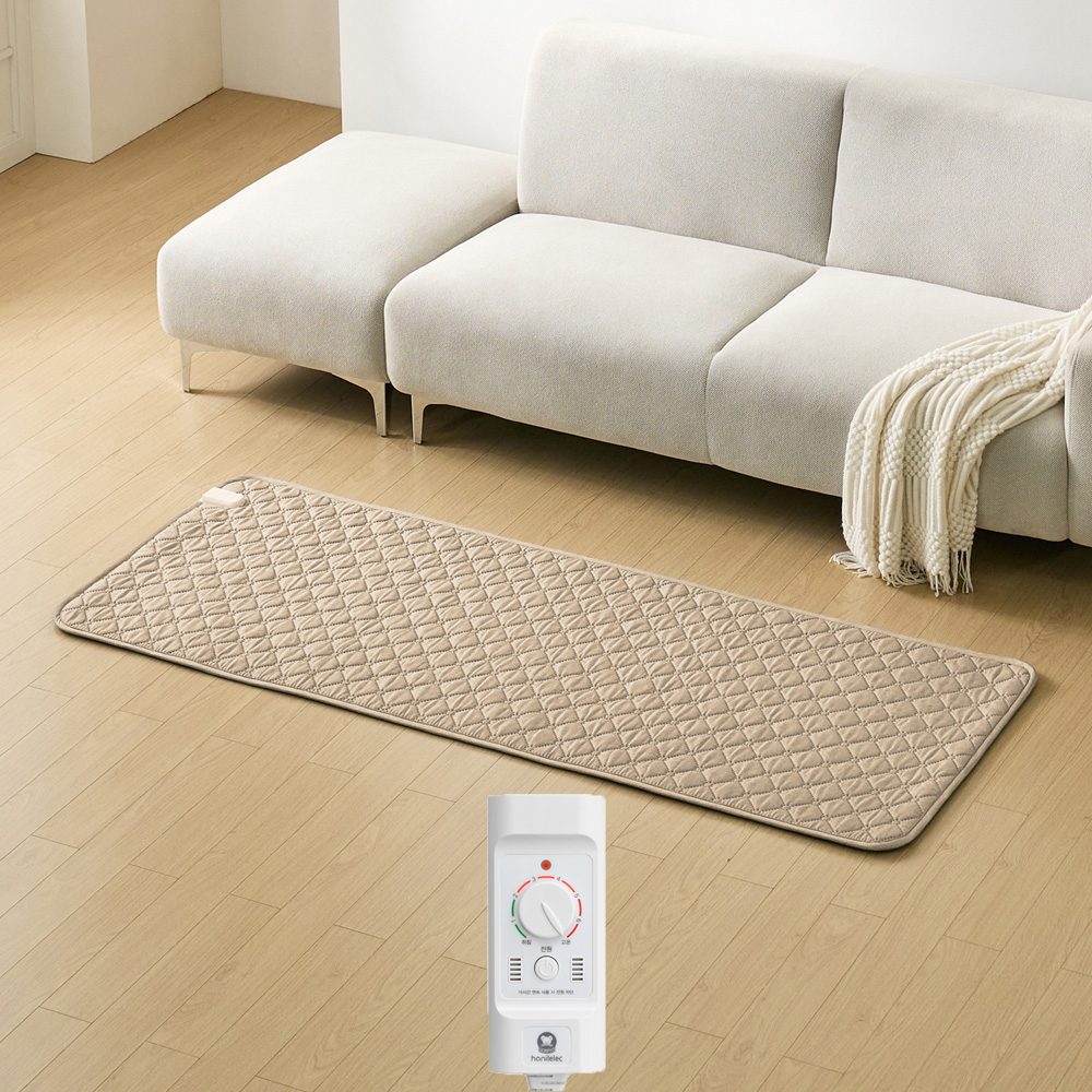 곰표한일 무자계 전자파안심 워셔블 세탁 양면 전기요 따듯한 소형