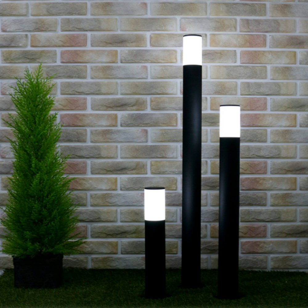 LED 원형 전기 정원등 잔디등 가로등 열주등 외등 블랙/43CM - 상세 이미지 2